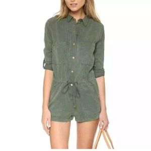 Young Fabulous & Broke YFB Army Green Soft Tencel Jumper, Size M Retail $194